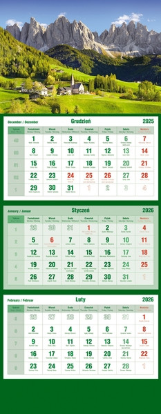 Kalendarz trójdzielny T-105T-03 Michalczyk i Prokop